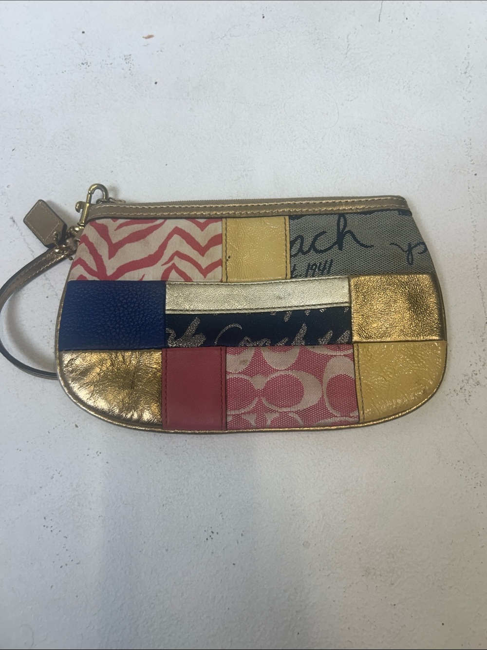 Vintage Coach zip purse